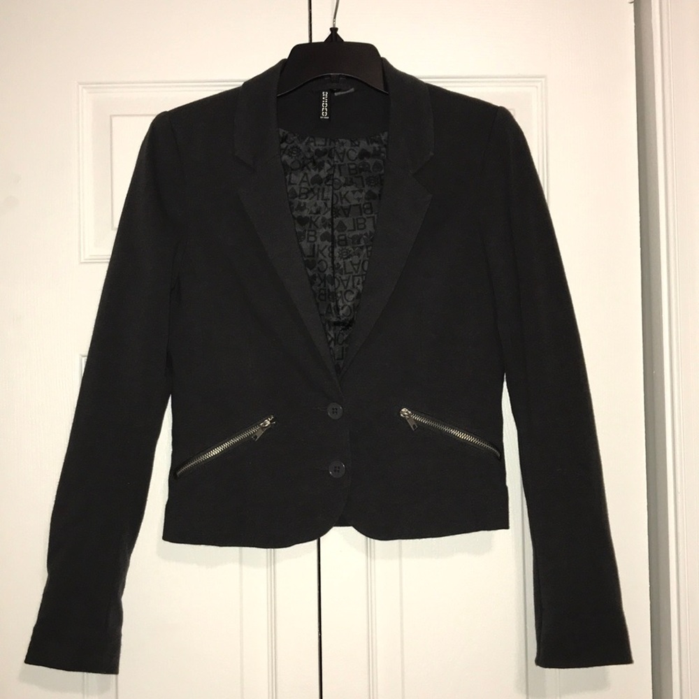 Gray business casual blazer